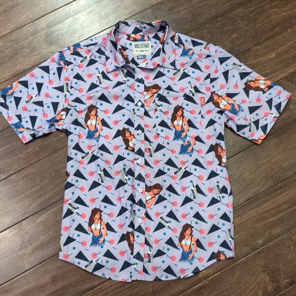 RSVLTS x Saved By The Bell Kelly Kapowski Purple Shirt SIZE SMALL - Picture 6 of 7